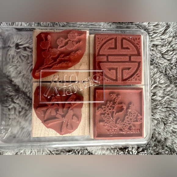 Stampin’ Up Art of the Orient 2003 Set of 4 Stamps - Picture 2 of 2